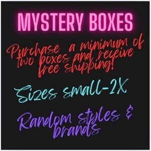 Mystery Boxes Up to 5lbs of clothing!